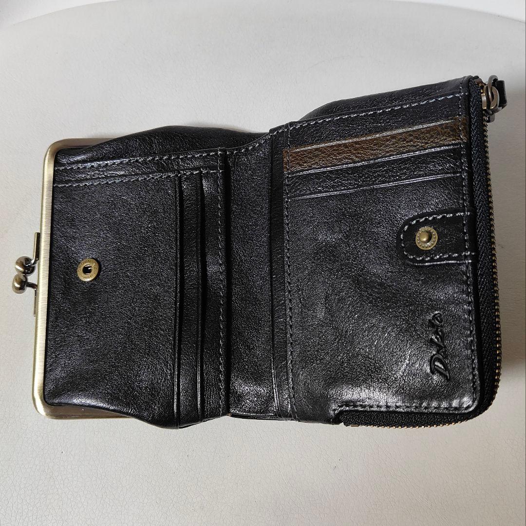 【未使用品】ダコタ　がま口　小銭入れ　二つ折り財布　ピチカート　Dakota