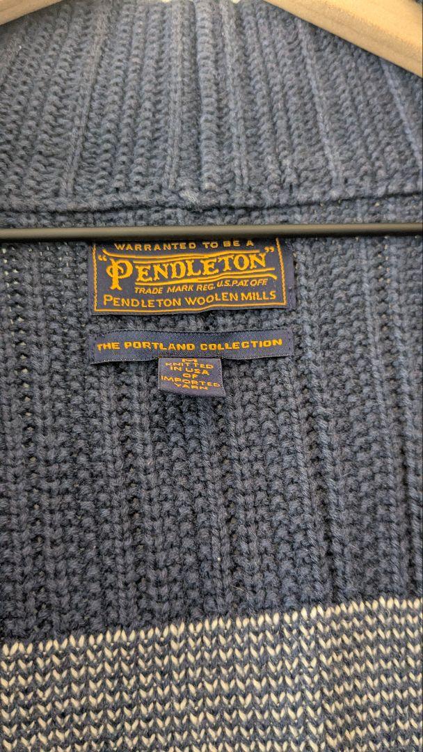 Pendleton ネイビー カーディガン Pendleton ネイビー カーディガン