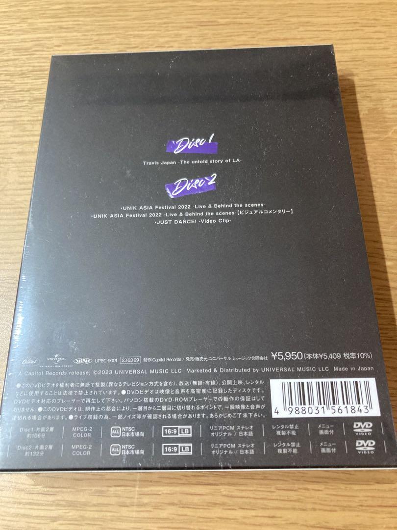 TravisJapan The untold story of LA 初回限定B ミュージック