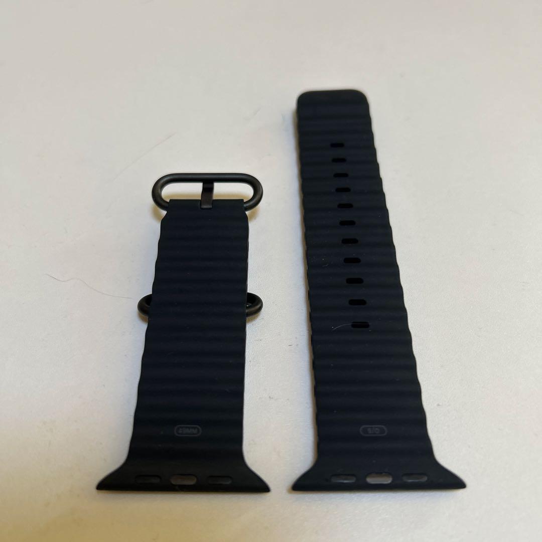 アップルウォッチウルトラ2オーシャンバンドブラックチタニュウムApple