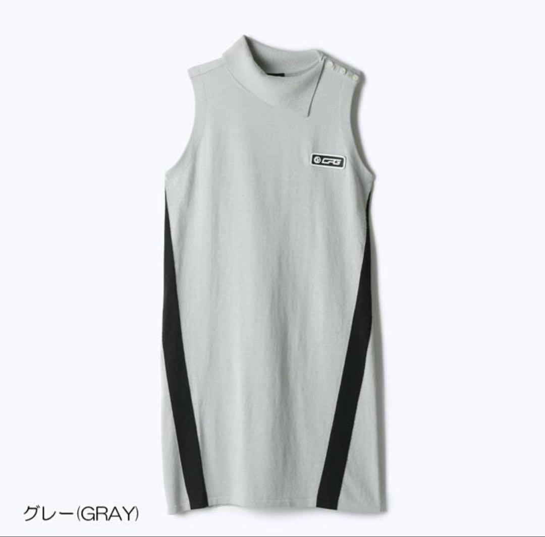 CPGゴルフ　グレー ノースリーブワンピース
