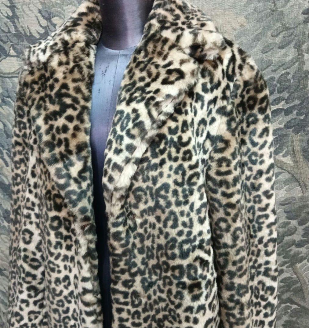 TODO OLDHAM ヒョウ柄 フェイクファーコート トッドオールダム