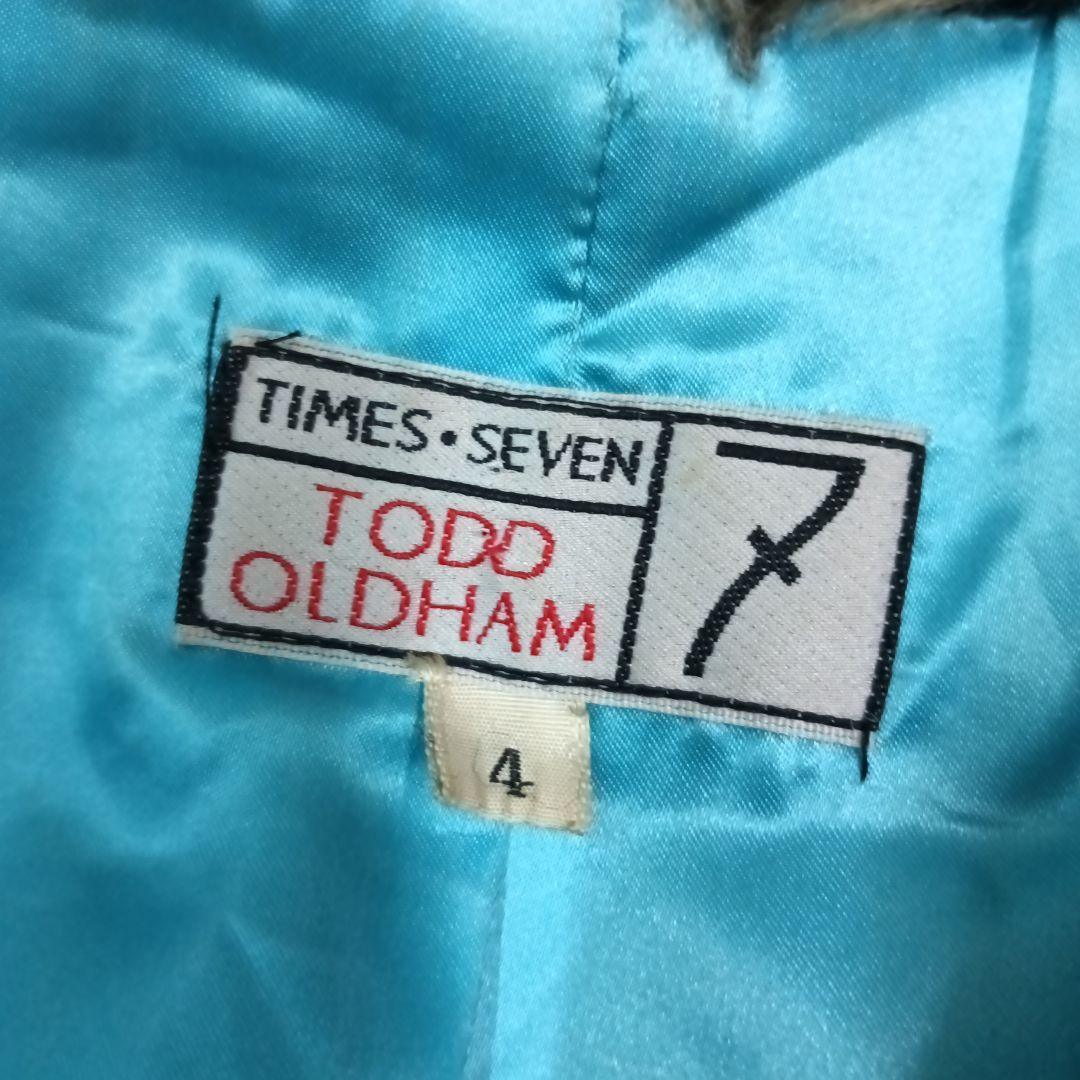TODO OLDHAM ヒョウ柄 フェイクファーコート トッドオールダム