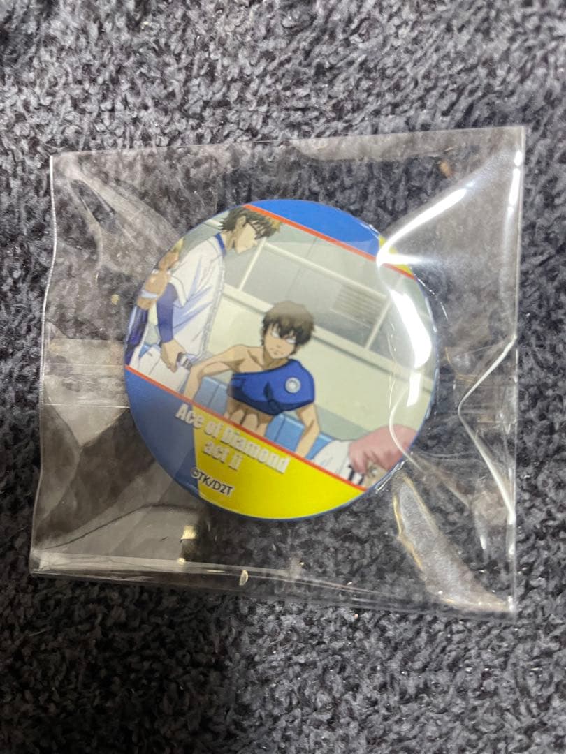 ダイヤのA 缶ガチャ ミニ缶バッジ 沢村栄純 ダイヤのA 缶ガチャ ミニ缶バッジ 沢村栄純 御幸