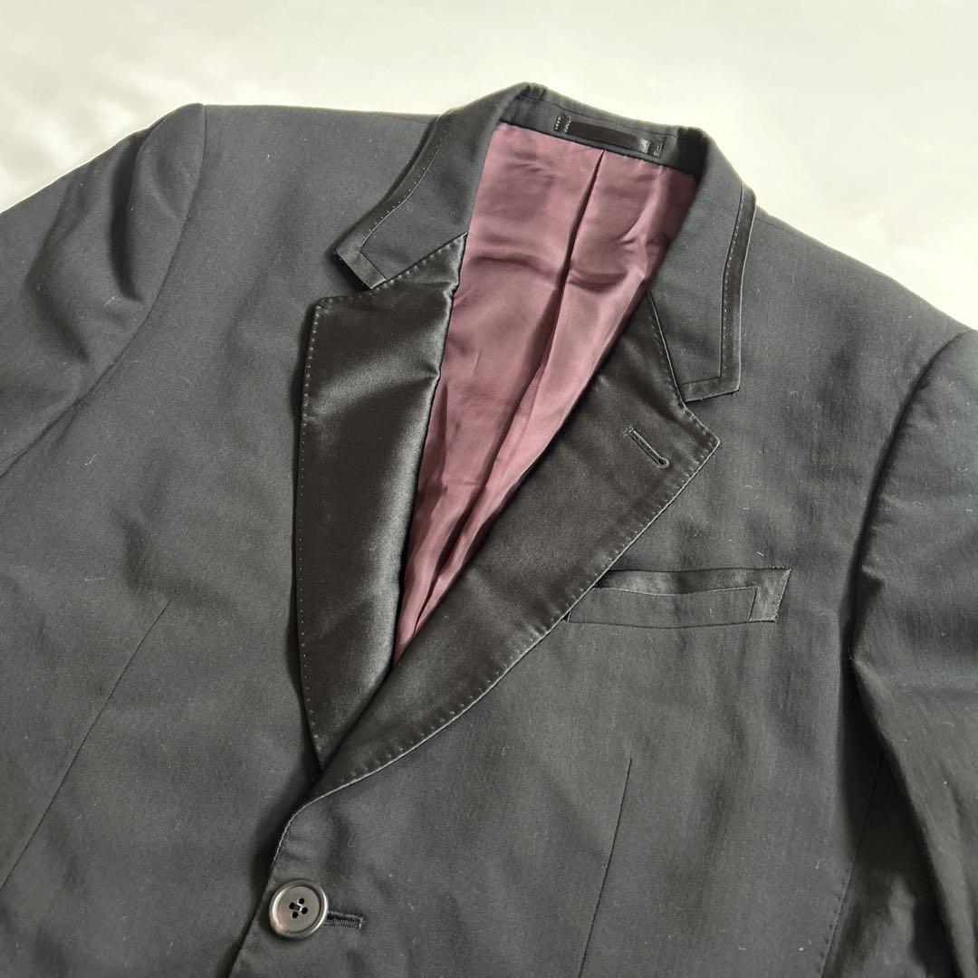 Paul Smith ポールスミス テーラード ジャケット サテン襟　ブラック