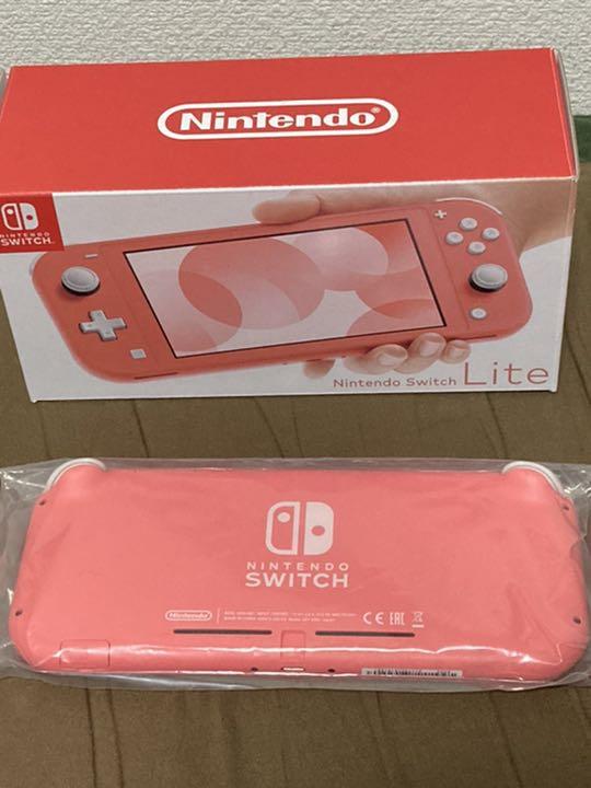 美品‼︎ コーラル X1cL8-m98501423189 ニンテンドーSwitchライト HOT即納
