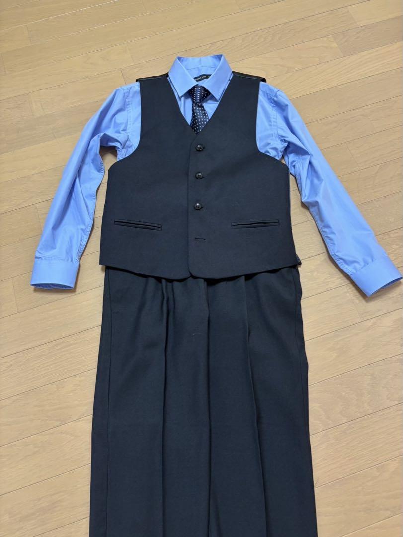 BUONA VITA男の子フォーマルスーツ　155cm Amazon | [ボーナ ヴィータ] 男の子 スーツ 7点セット ブラック