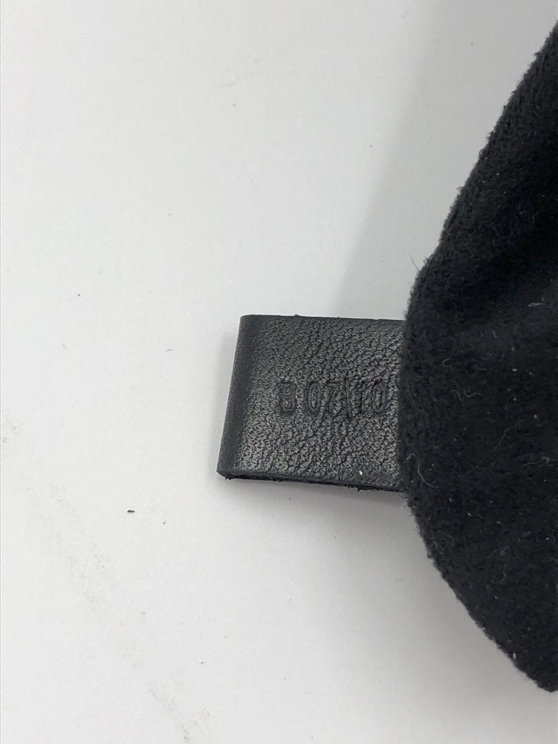 dunhill ブラックレザー メッセンジャーバッグ ショルダーバッグ レザー黒