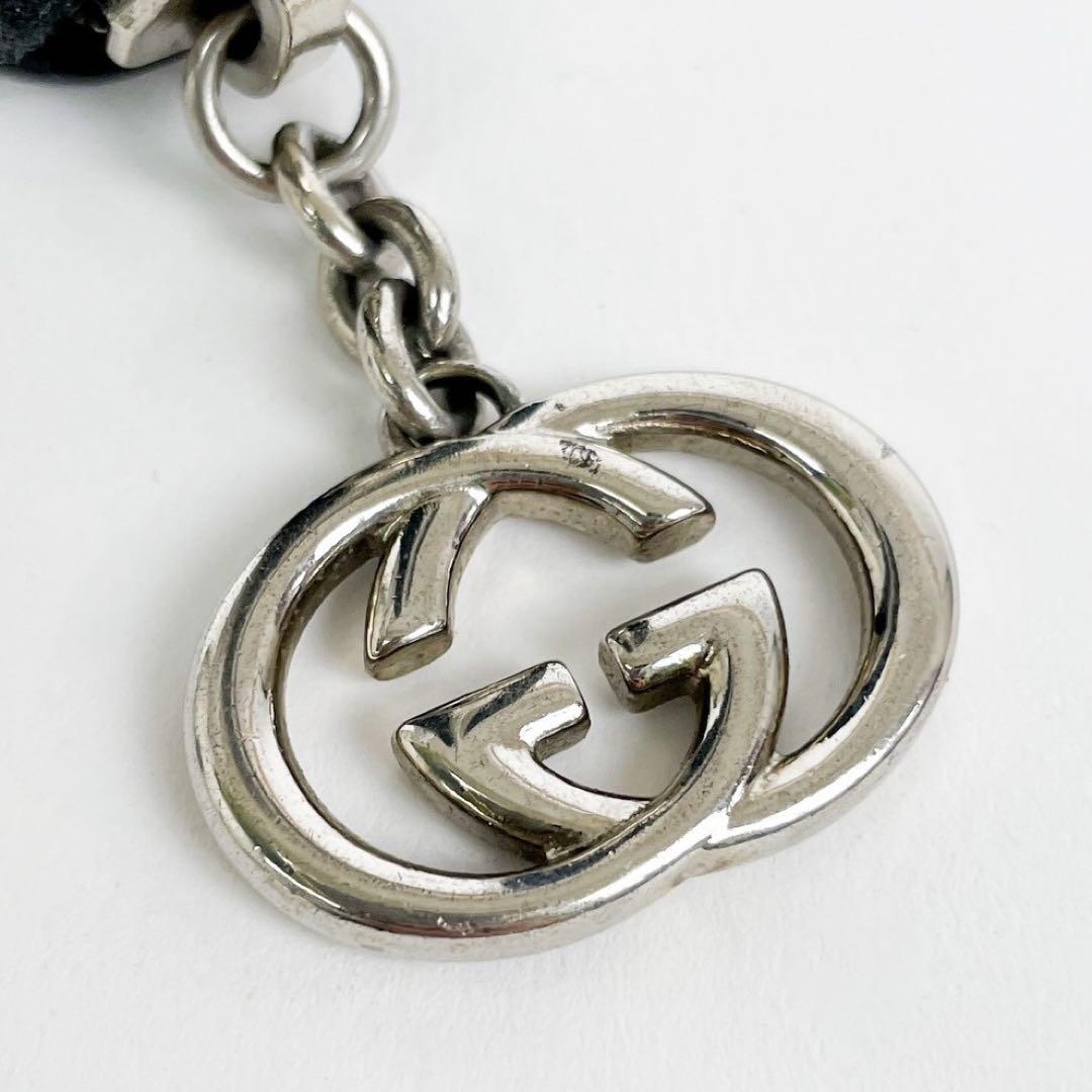 美品 GUCCI グッチ インプリメ ラウンドジップ 長財布 GG シルバー金具