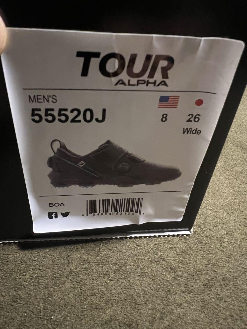シューズ(男性用) FJ TOUR ALPHA DUAL BOA 26