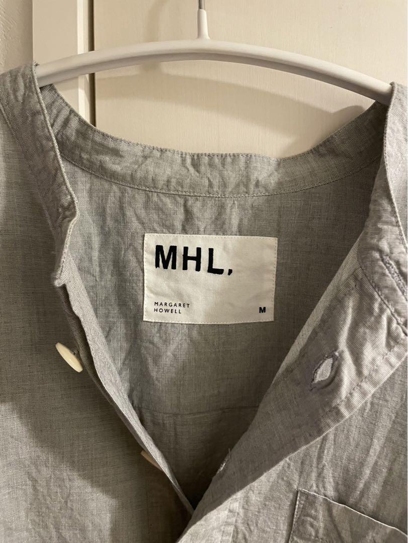 mhl バンドカラー　シャツ