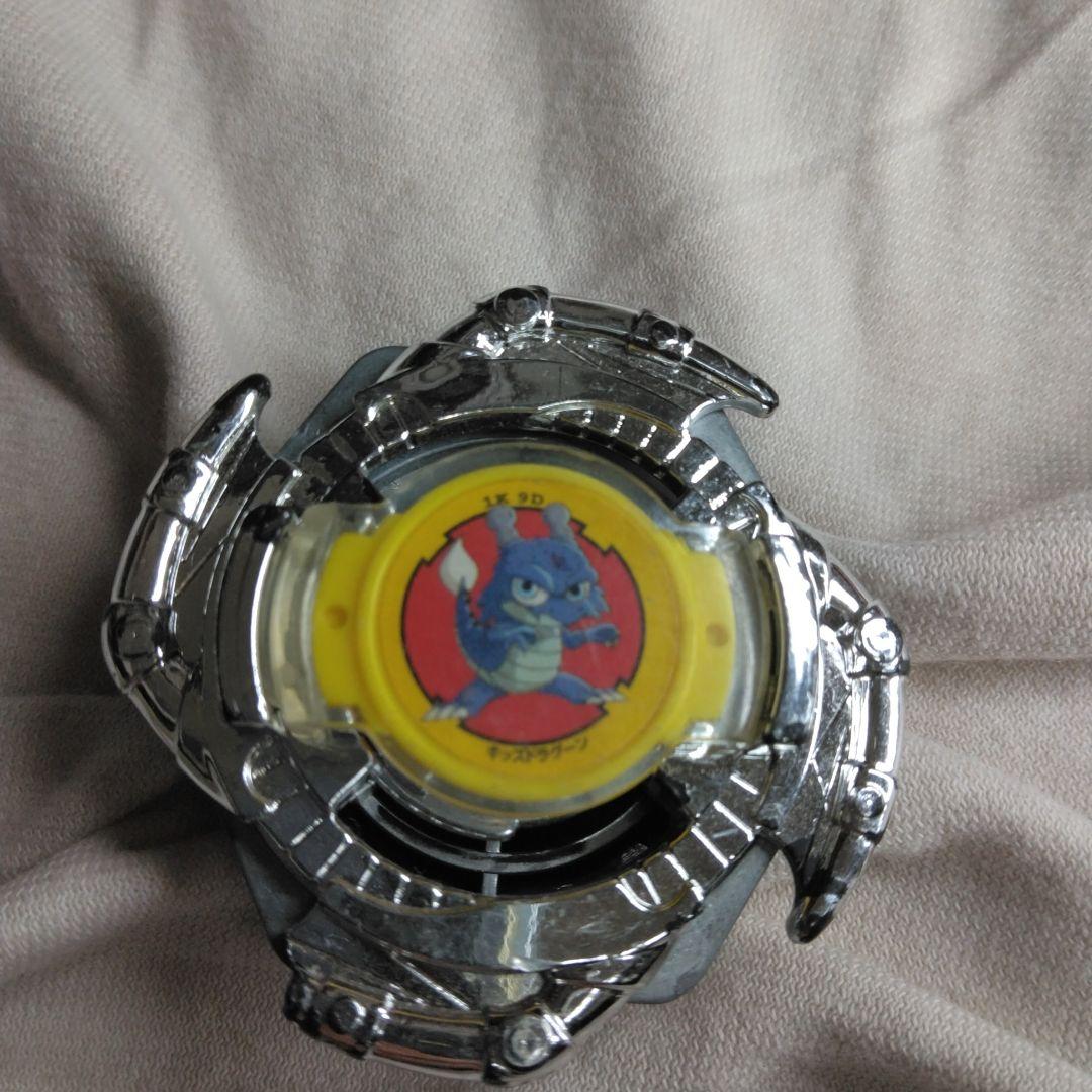 ベイブレードセット　ドラグーン、キッズドラグーン (銀色)、　ランチャー付