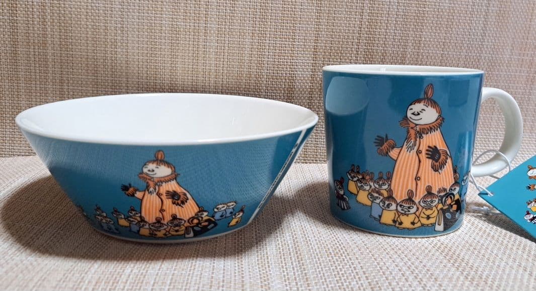 ムーミンアラビア ミムラ夫人 マグカップ ボウルセット ちびのミイ