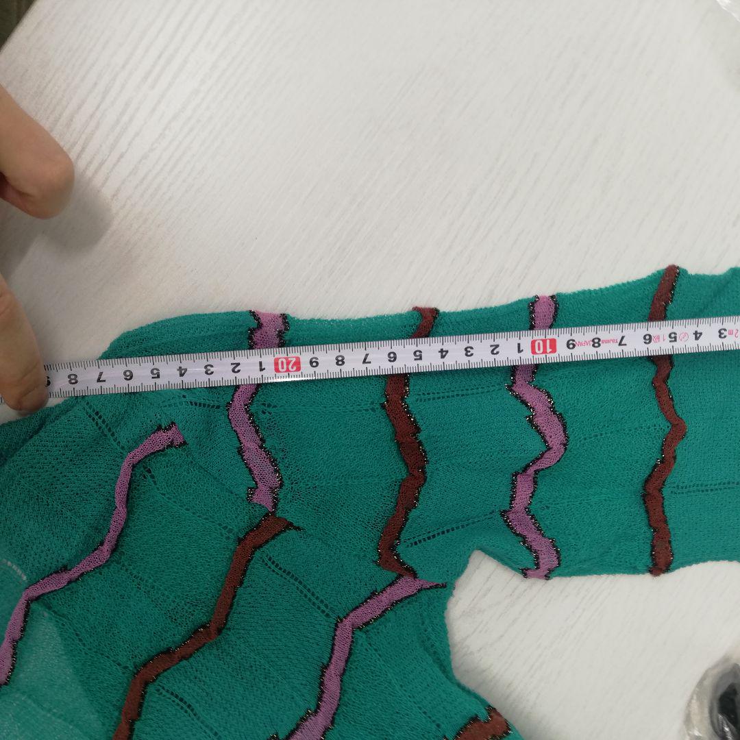 破格！M Missoni ミッソーニ☆未使用品 Aライン ニット ワンピース