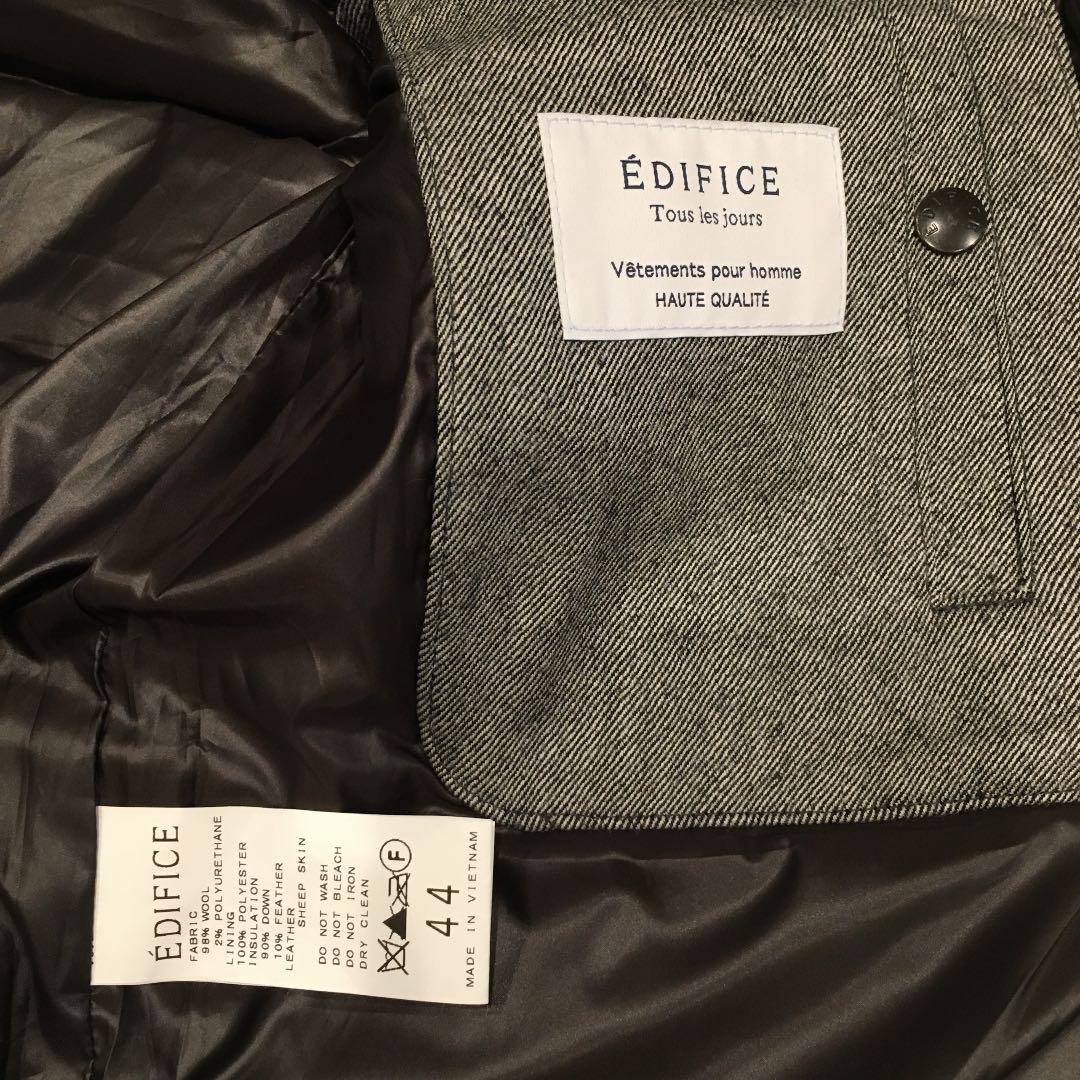 高質で安価 ほぼ新品 44サイズ エディフィス ダウンベスト ジャケット・アウター