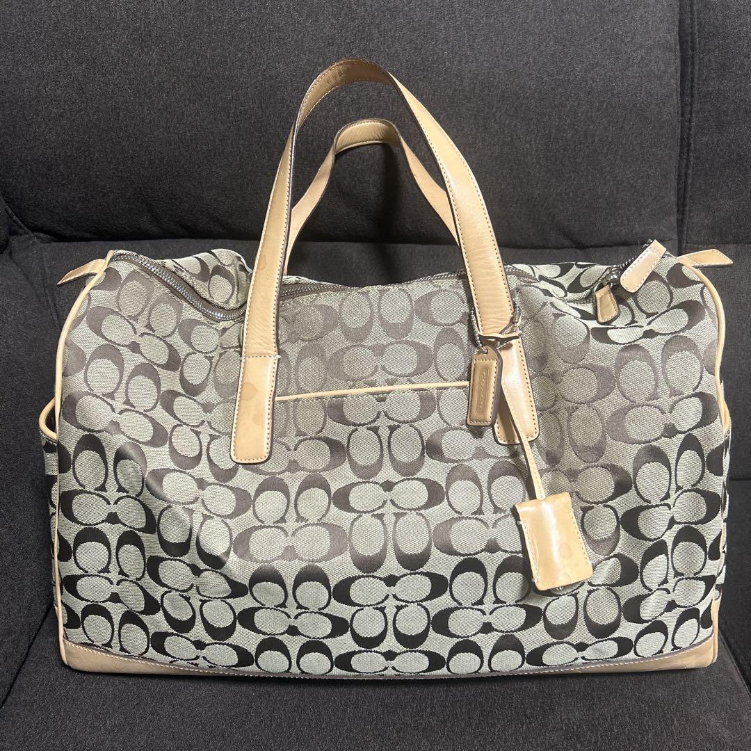 COACH】シグネチャーボストンバック - バッグ送料 無料 通販
