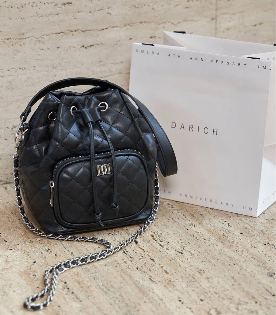 Darich ダーリッチ ノベルティ DDキルティングハンドルバッグ シール付き