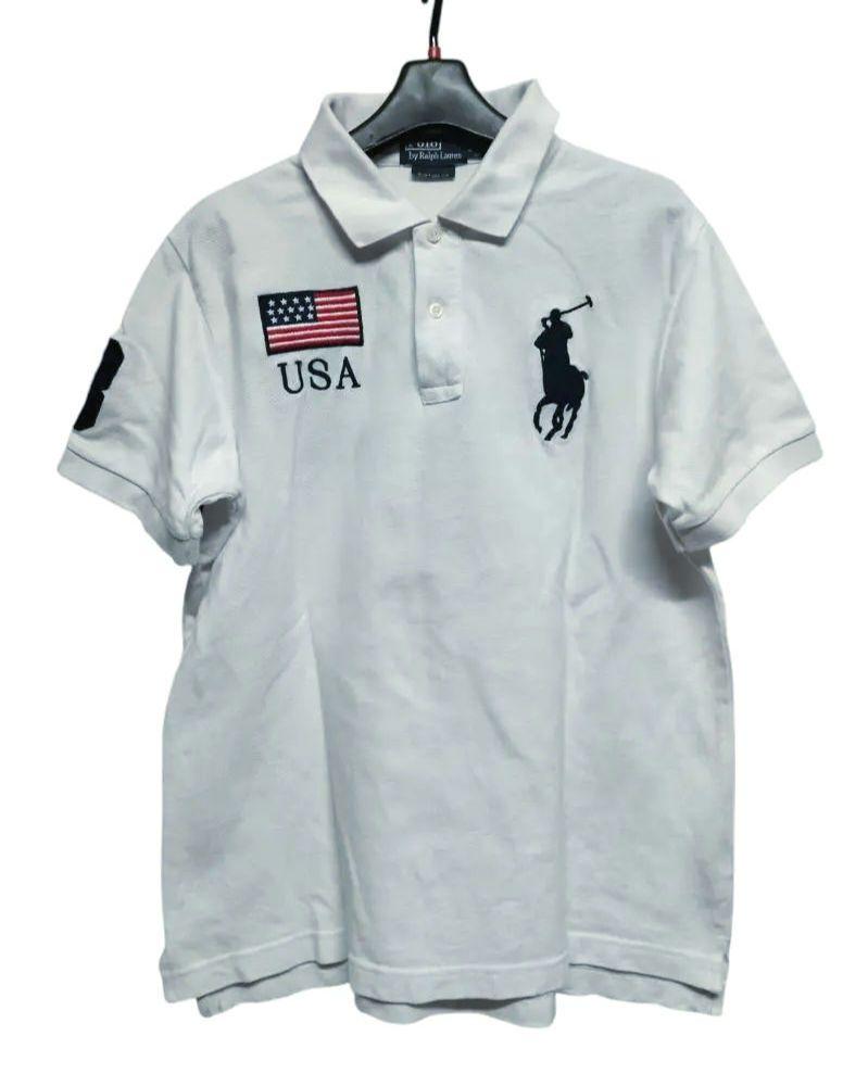 Mサイズ POLO RALPH LAUREN ポロシャツ ホワイト