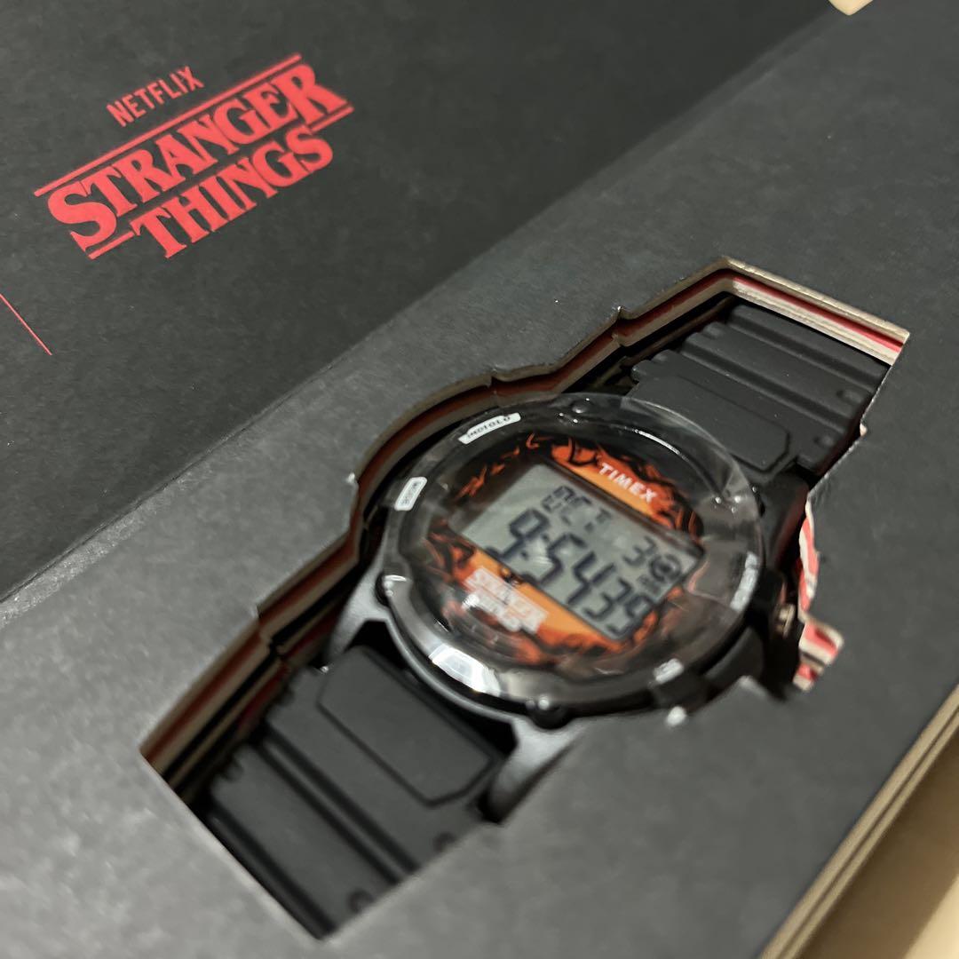半額】 TIMEX アトランティス ストレンジャーシングス コラボ デジタル 