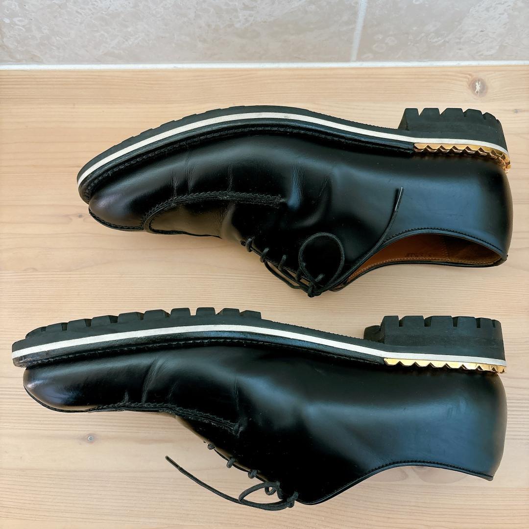 美品 ベルルッティ Uチップ レザー ゴールド金具 オックスフォード シューズ