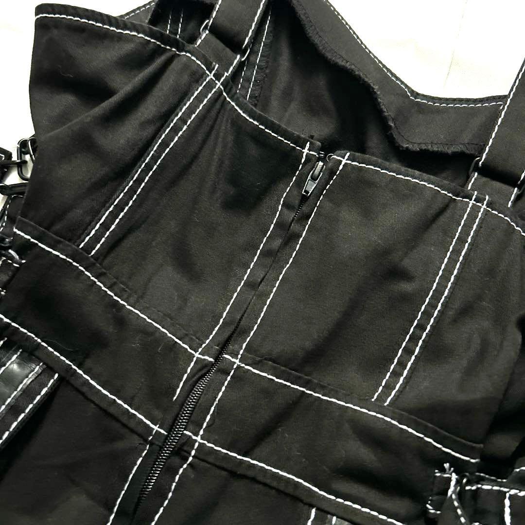 TRIPPnycマキシワンピースボンテージレイヴサイバーゴスarchivey2kM