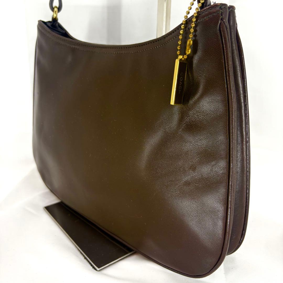 【COACH】コーチ ハンドバッグ ショルダーバッグ 濃い茶色 ブラウン 茶系 【COACH】コーチ ハンドバッグ ショルダーバッグ 濃い茶色 ブラウン 茶系