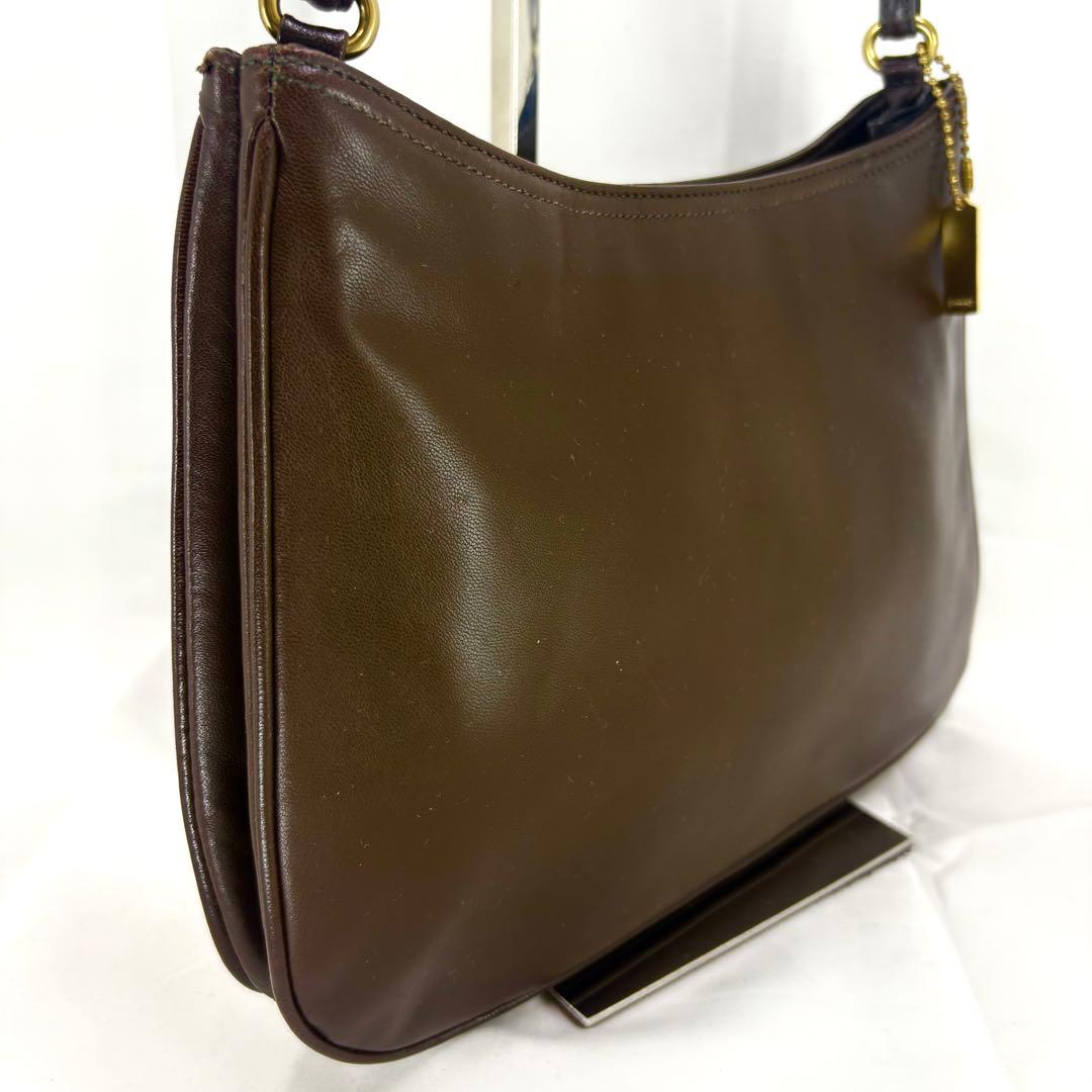 【COACH】コーチ ハンドバッグ ショルダーバッグ 濃い茶色 ブラウン 茶系 【COACH】コーチ ハンドバッグ ショルダーバッグ 濃い茶色 ブラウン 茶系