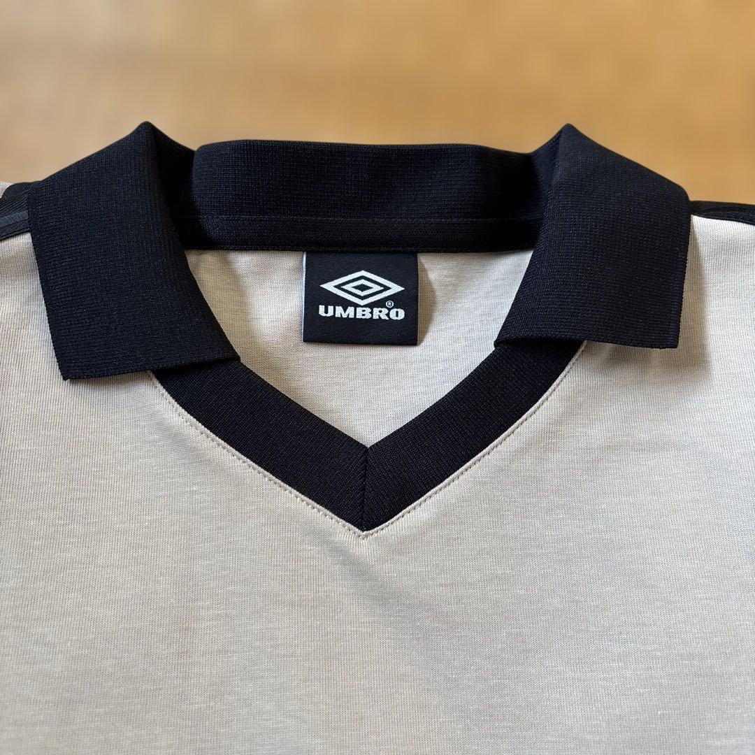 umbro 長袖ポロシャツ クリーム色 UMBRO 長袖ポロシャツ クリーム色 - メルカリ