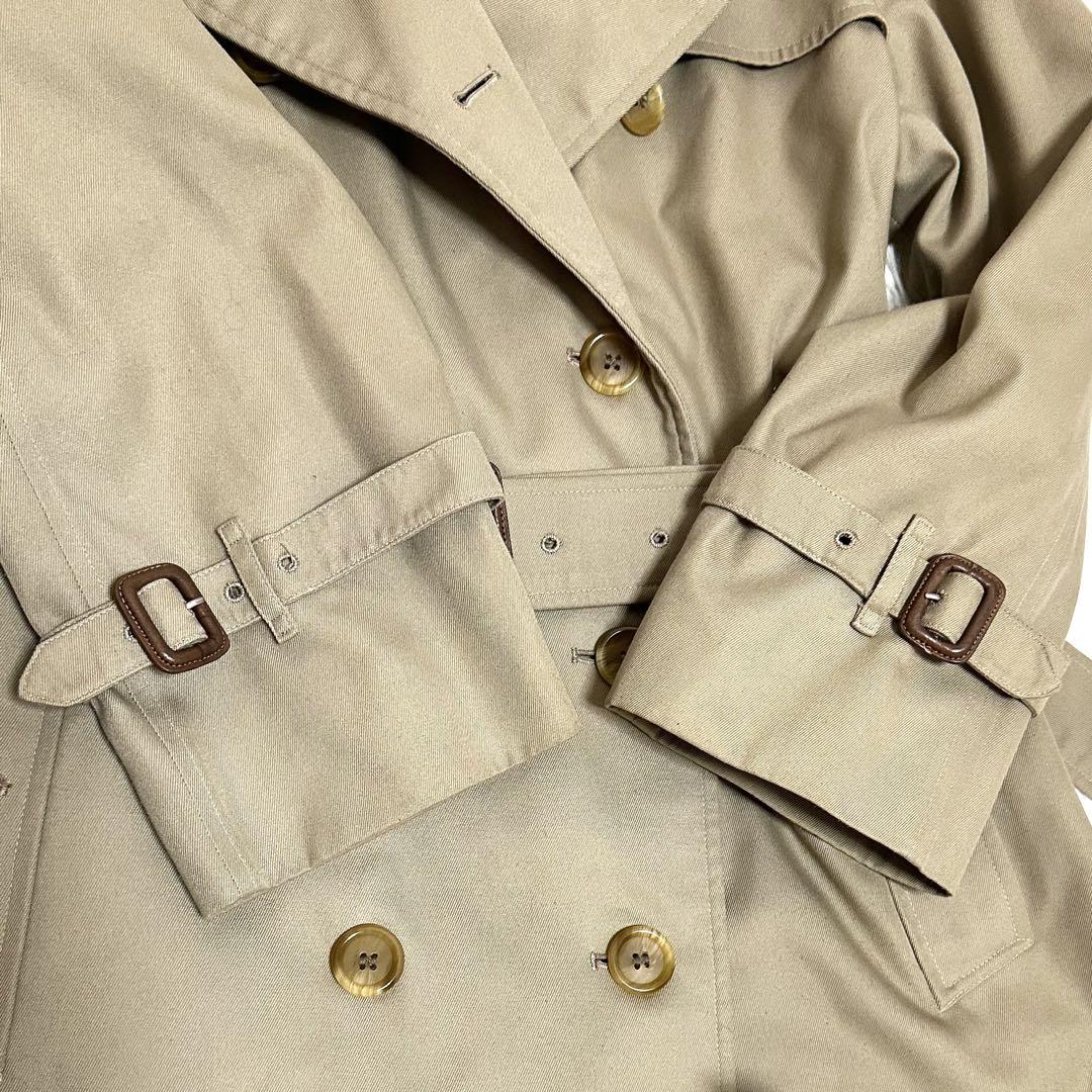 Burberry's バーバリー　トレンチコート　ベルト　英国製　カーキ　L