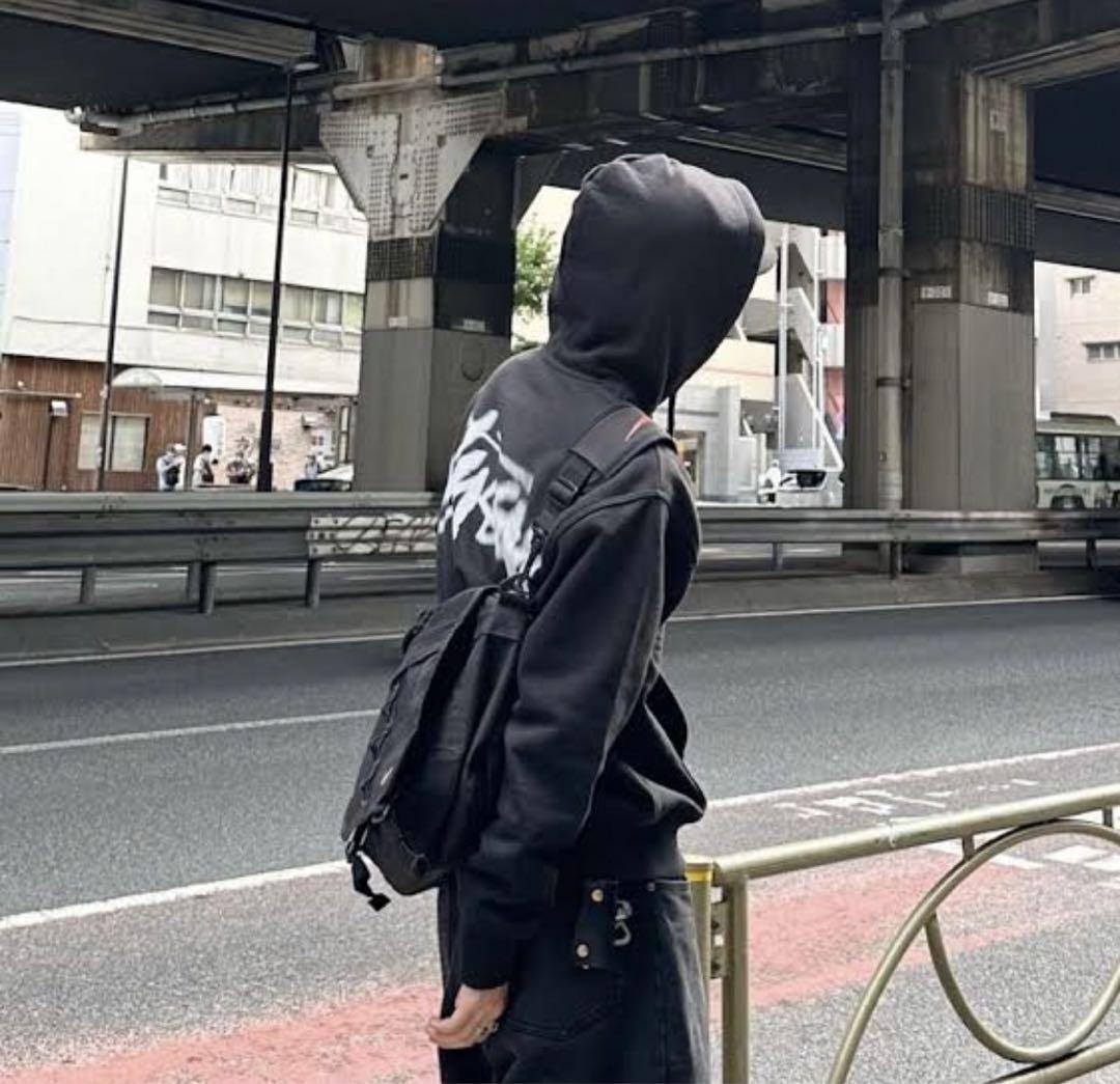 ★人気★【Stussy】★Stussy Dizzy Stock Hoodie★Black★ 人気☆STUSSY☆DIZZY STOCK HOODIE BLACK (STUSSY/パーカー