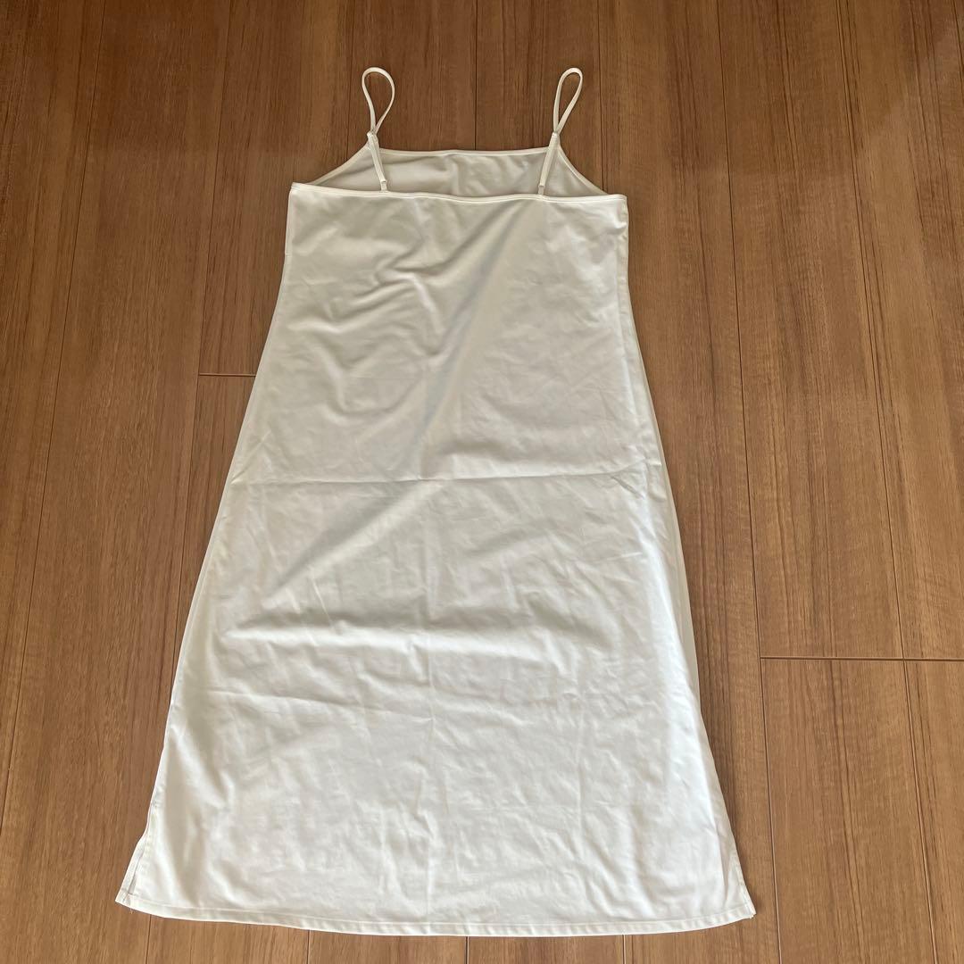 CELFORD 七分袖ロングワンピース白　サイズ36