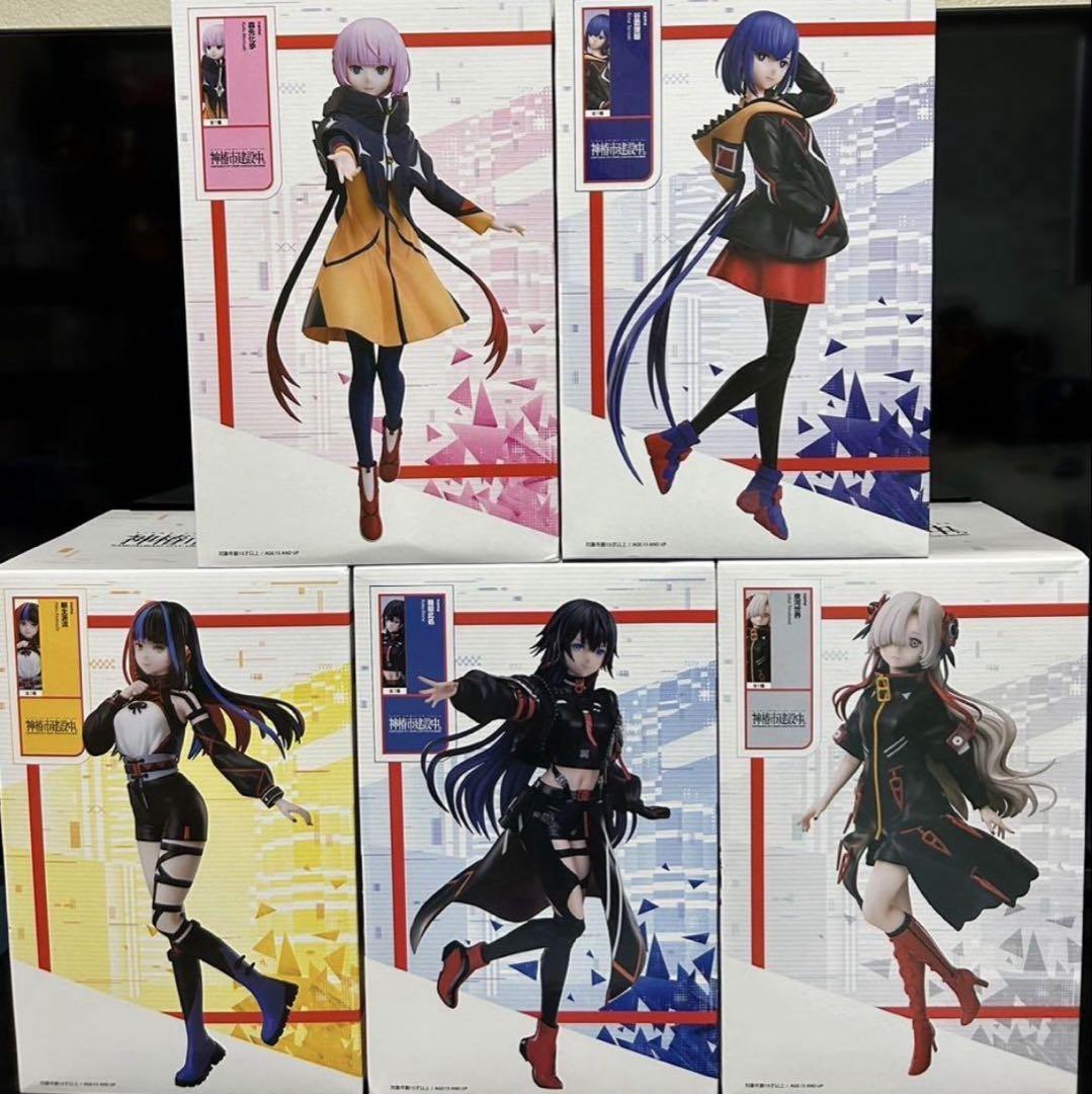 神椿市建設中。１/７スケールフィギュア　ラウンドワン限定 5種セット