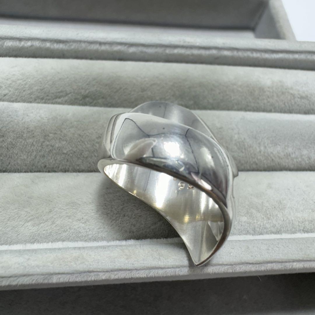 【SV925】georg jensen シルバーリング 91 11.5号 画像4