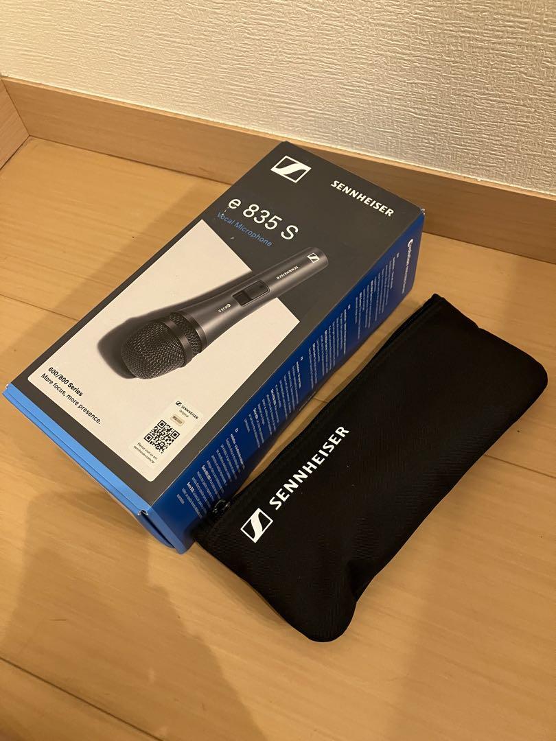 美品　Sennheiser ゼンハイザー E 835-S スイッチ付