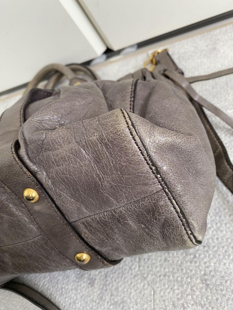 miumiu ヴィッテロラックス 2WAY バッグ RT0383 ゴールド金具