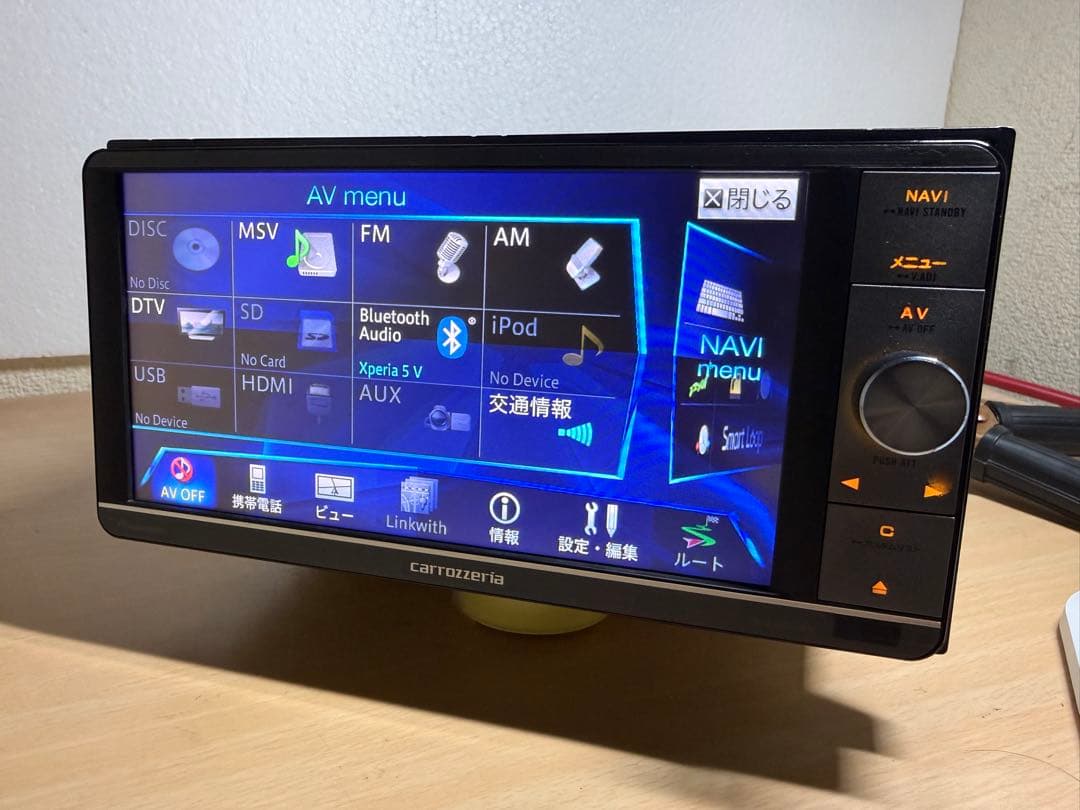 AVIC-ZH0099w目立った傷や汚れなし
