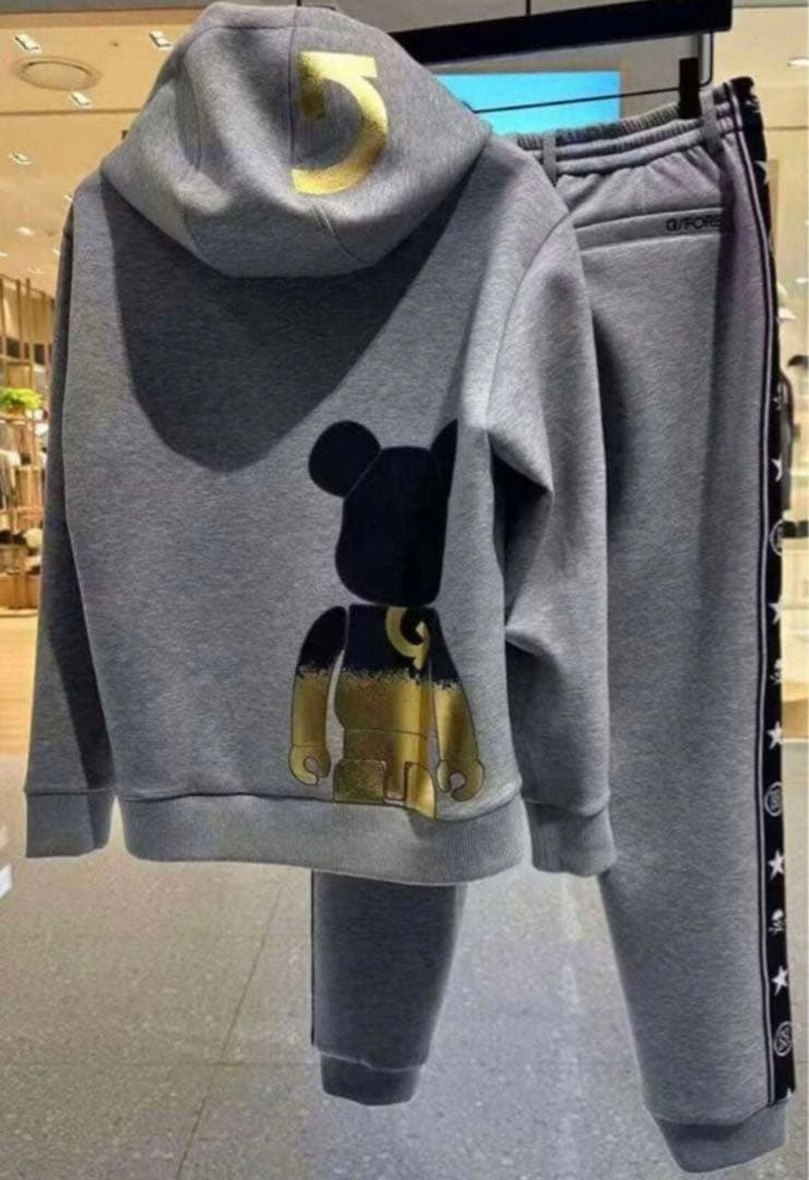 新品ジーフォアゴルフメンズ G/FORE パーカーフード付き スウェットセット