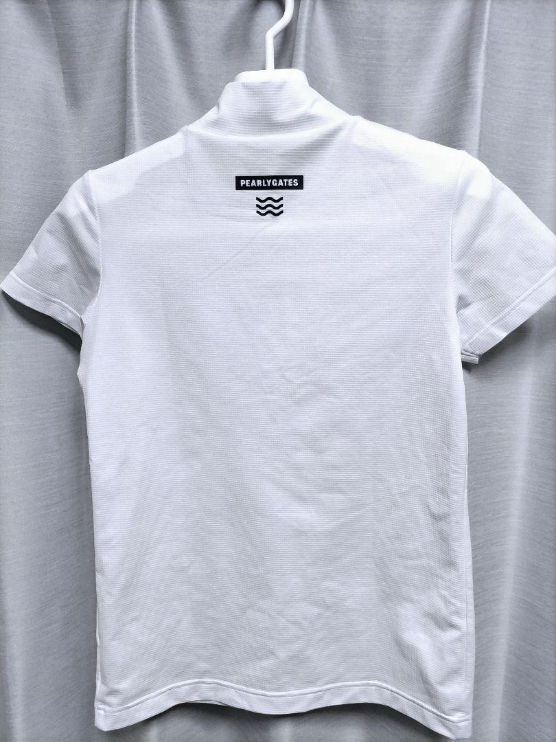 美品　パーリーゲイツ　モックネック　白