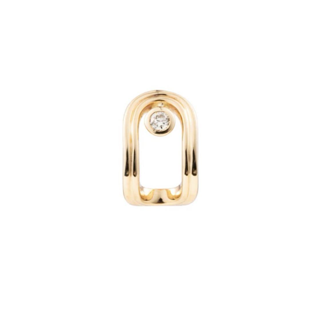 BELUGA オブロング ダイヤモンド ピアス