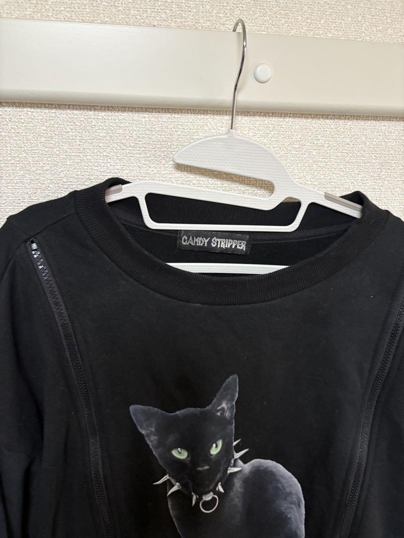 ANARCHY KITTEN SWEAT トップス Candy Stripper
