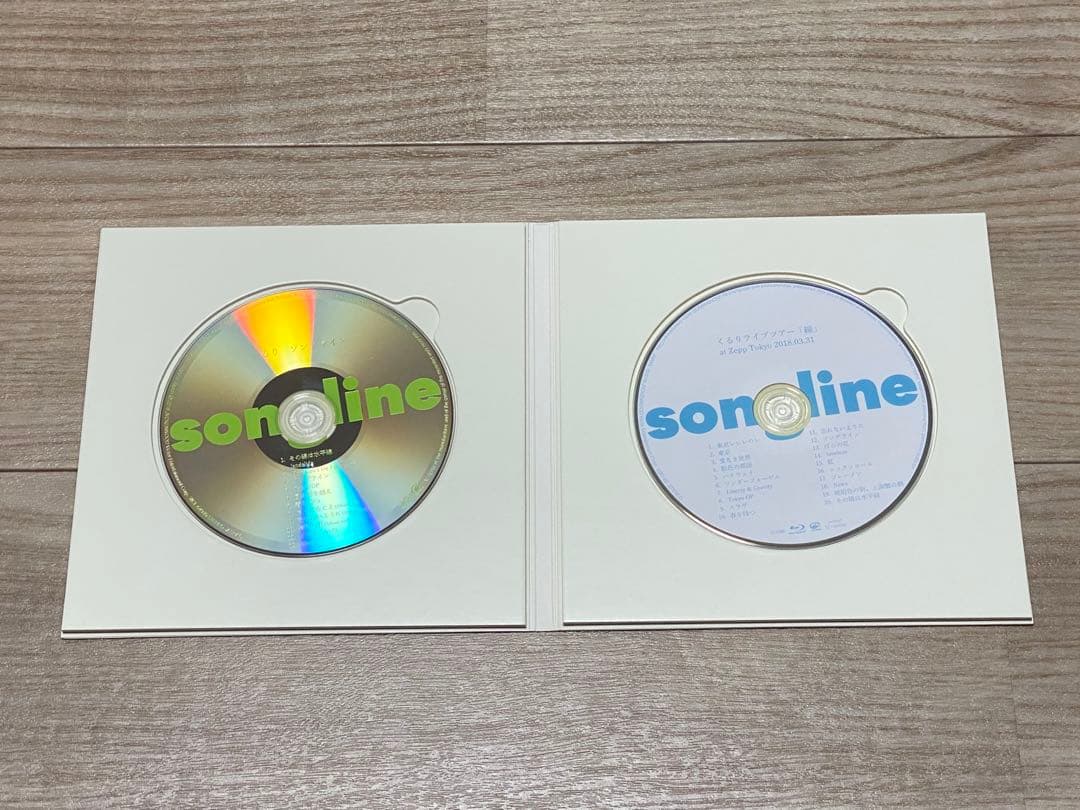 ソングライン（初回限定盤A）Blu-ray、その線は水平線 くるり ソングライン Blu-ray付 初回限定盤　美品