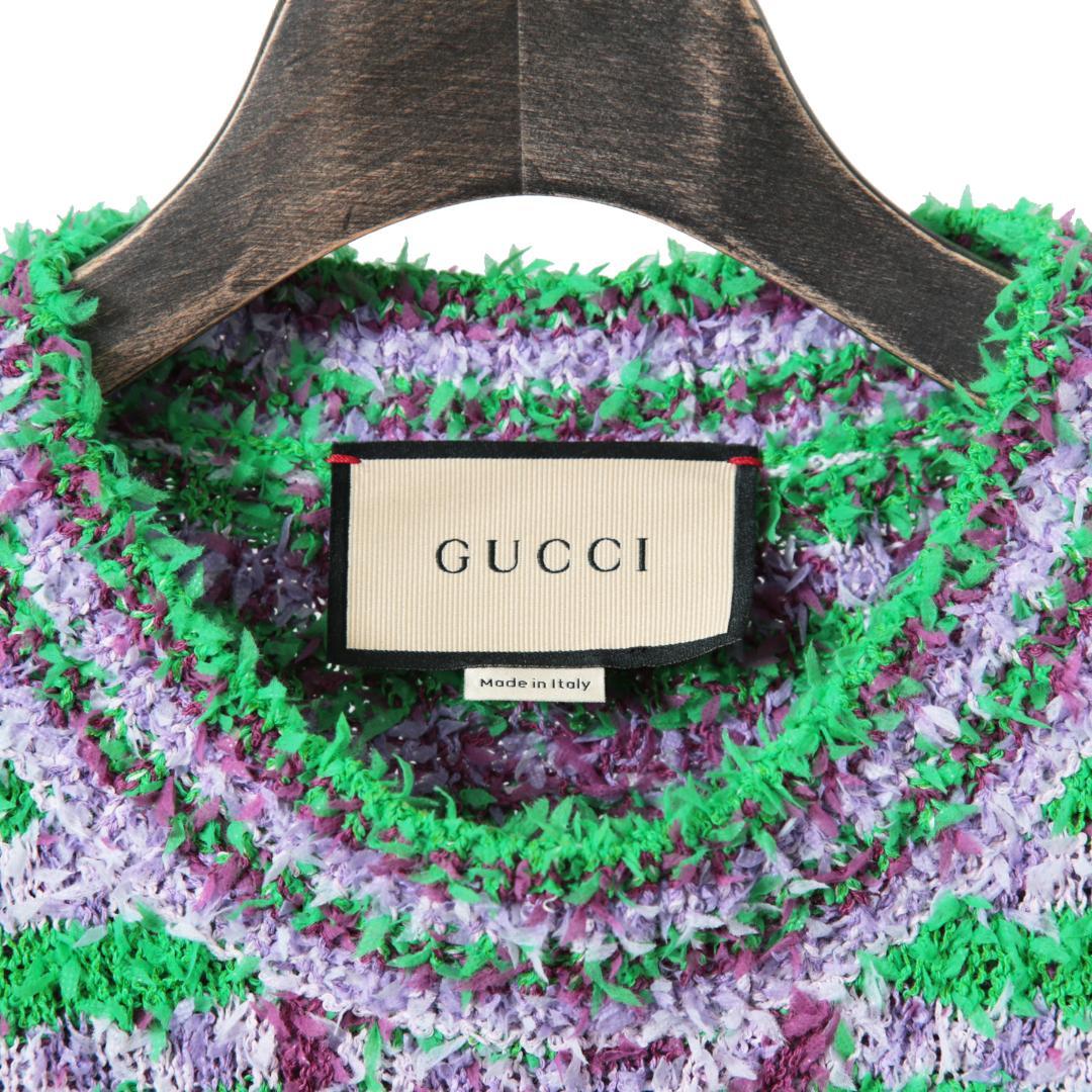Gucci グッチ ジャイアント GG柄 ジャガード半袖ニット Gucci グッチ ジャイアント GG柄 ジャガード半袖ニット - メルカリ