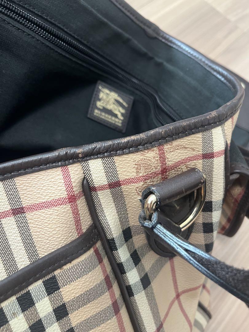 Burberry チェック柄 ショルダーバッグ