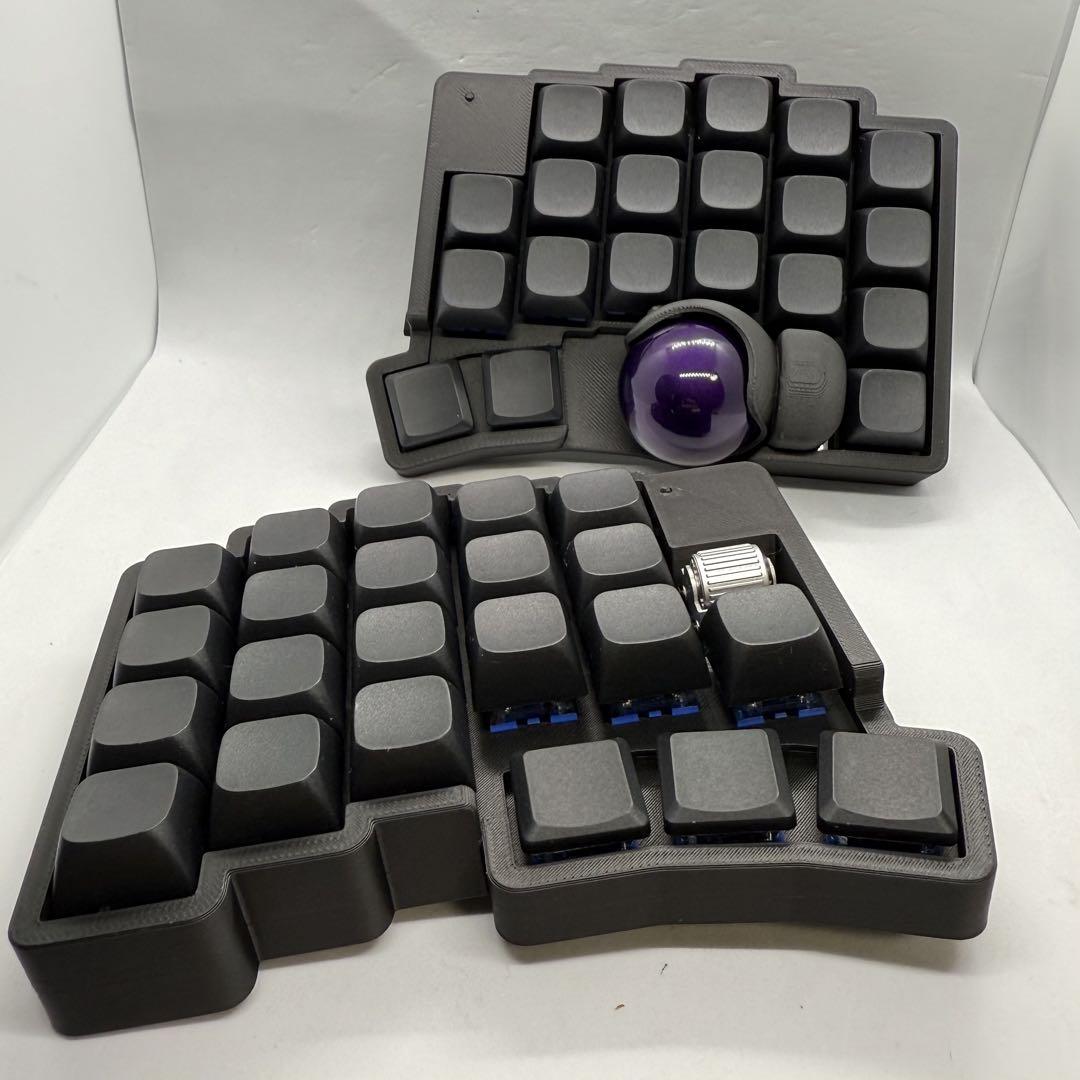 roBa 無線接続 左右分割 トラックボール キーボード 組立て済み本体のみ roBa 無線接続 左右分割 トラックボール キーボード 組立て済み