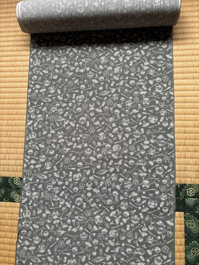 反物　駒絽　伝統工芸江戸小紋未使用