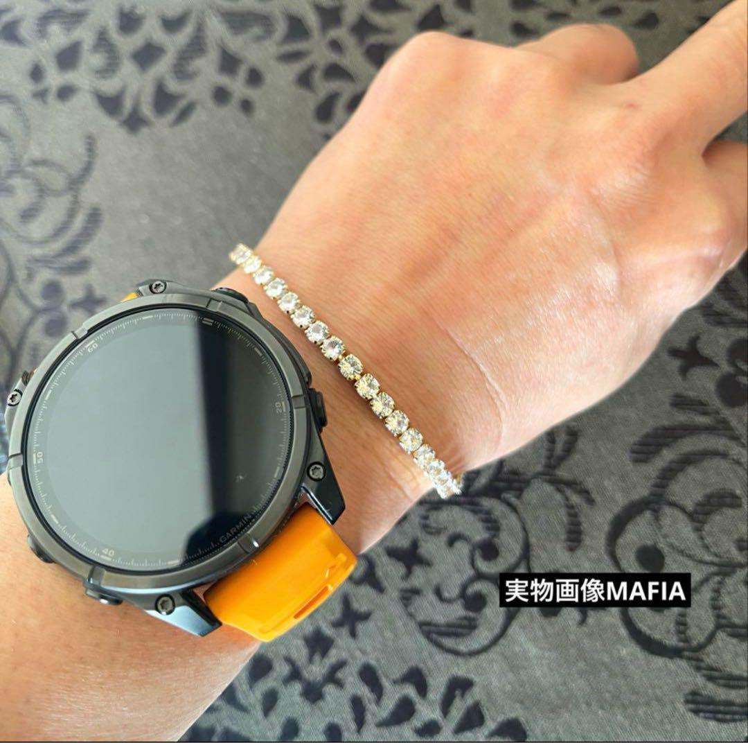 舐達麻着用 18k gp テニスブレスレット ゴールド アバランチ 舐達麻着用 18k gp czダイヤ テニスブレスレット ゴールド
