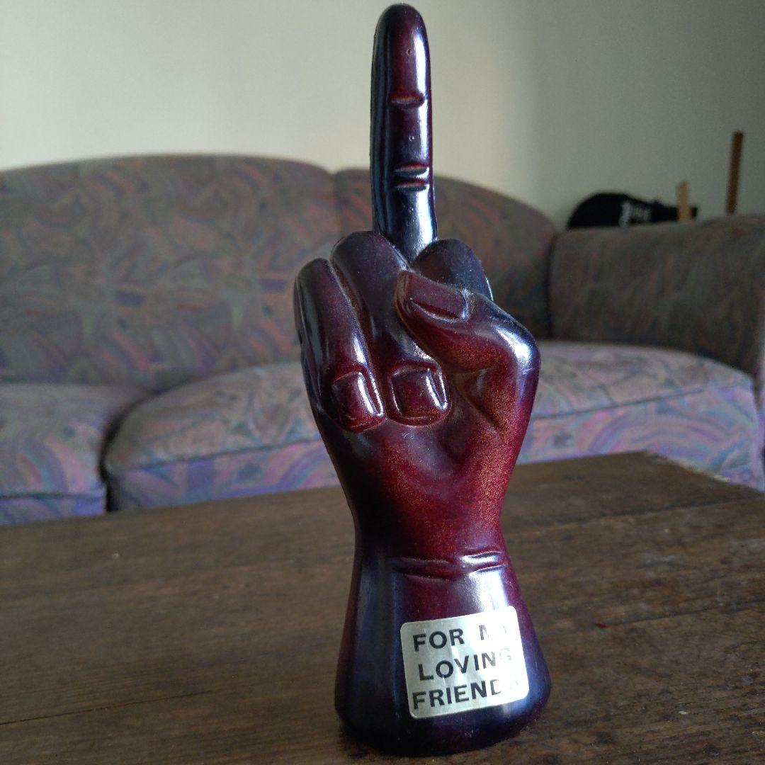 ハンド　オブジェ　ファックユー　fuckyou 中指 置物 ミッドセンチュリー ハンド オブジェ ファックユー fuckyou 中指 置物 ミッド