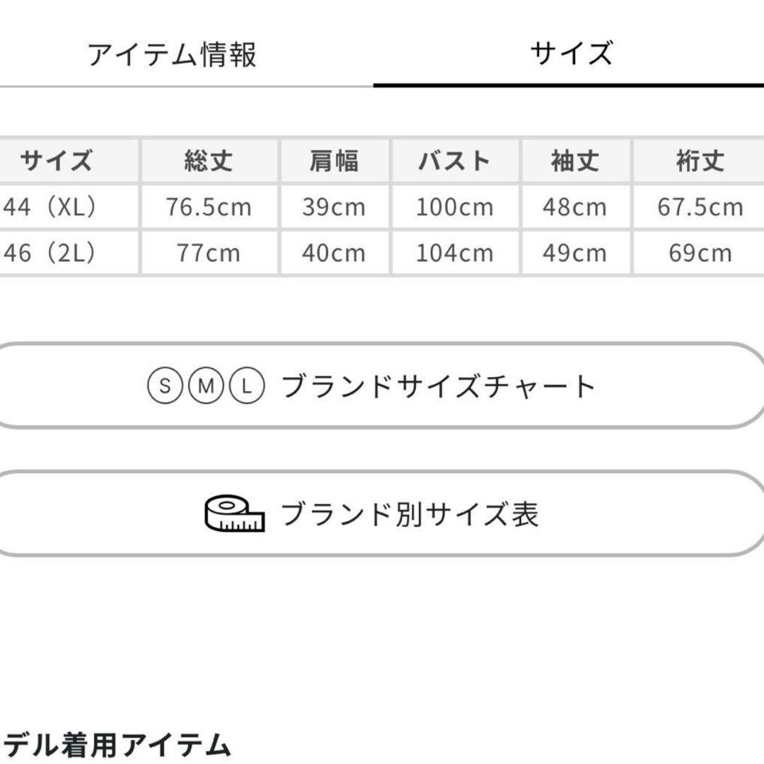 トゥービーシック　大きいサイズ　ブラウスレイヤーニット