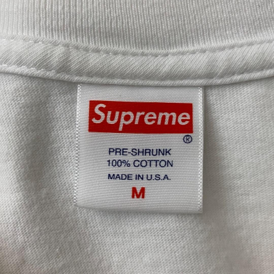 国産格安 人気即完 Supreme ボトルキャップ センターロゴ 半袖 Tシャツ M 白 1QiZT-m98556426463 定番人気新作