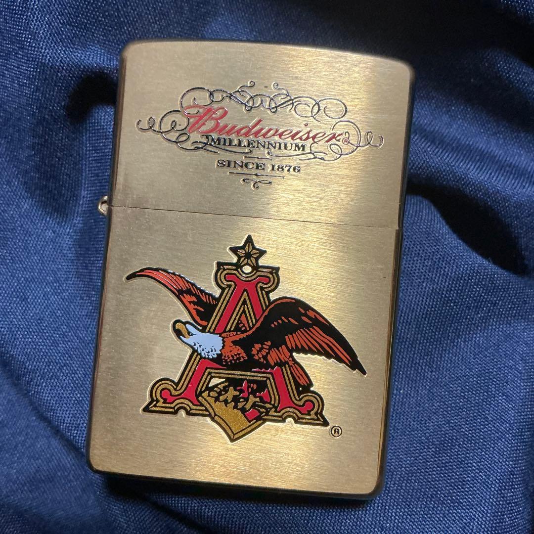 新品未使用 バドワイザー ミレニアム ジッポー zippo 2000年 イーグル